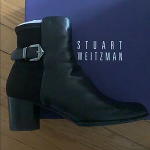 STUART WEITZMAN black booties